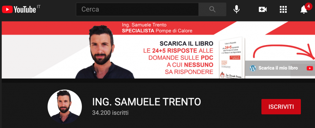 Samuele Trento e 34.200 iscritti al suo canale youtube